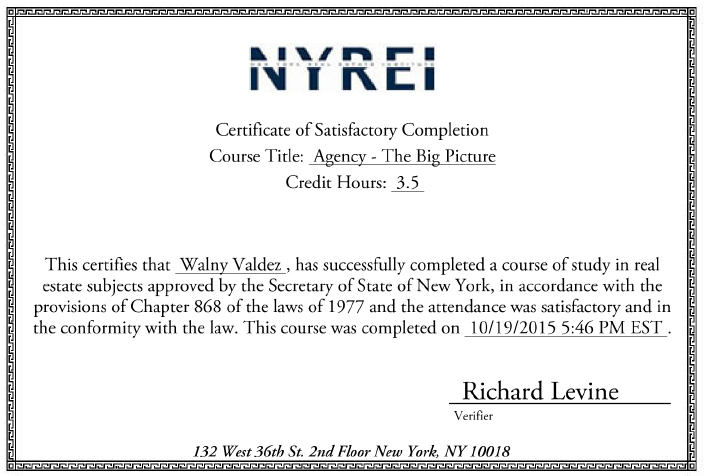 Picture of Certificate #2